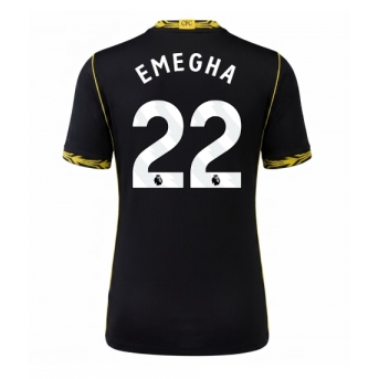 Chelsea Emmanuel Emegha #22 Maglia Gara Trasferta Repliche 2026-27 Donna Maniche Corte
